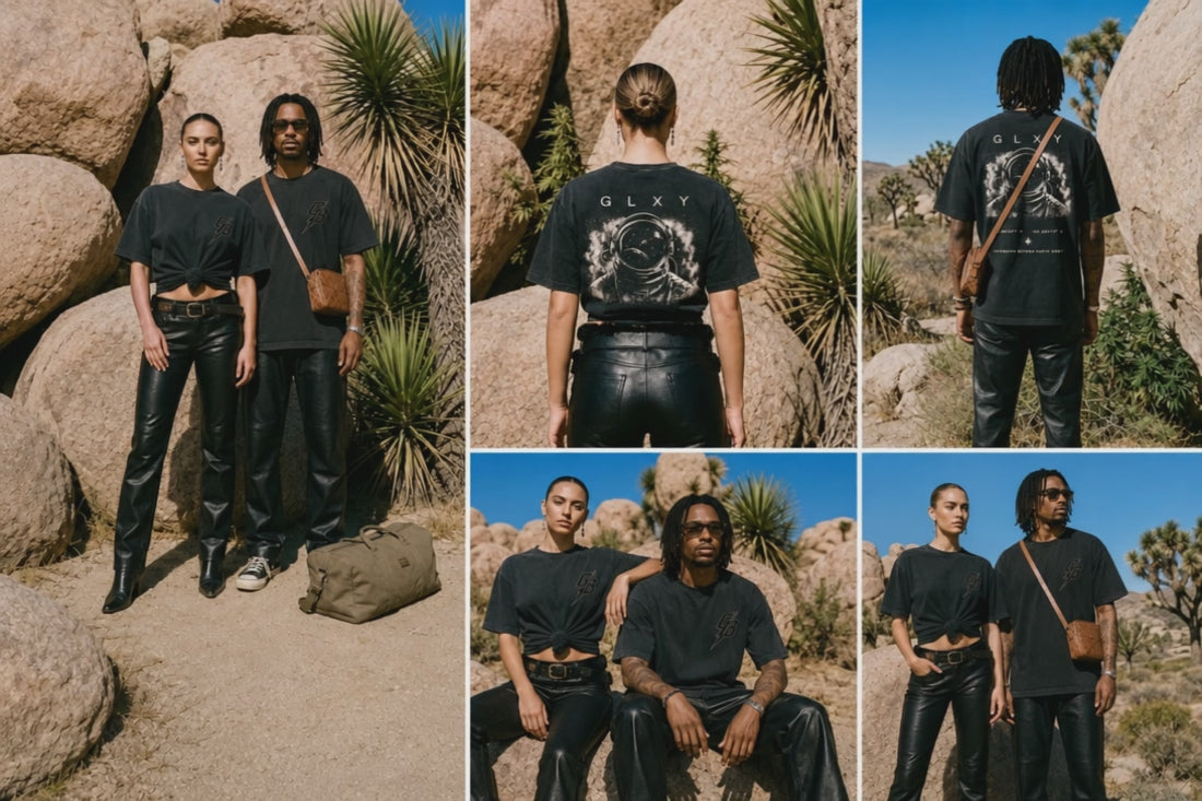 GLXY Clothing collage
